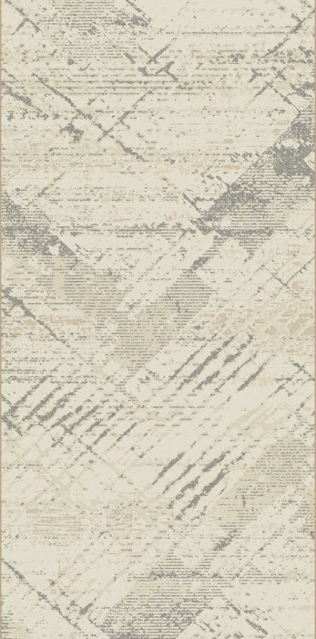 Ковер F083 - BEIGE-BLUE - Дорожка - коллекция TRINITY