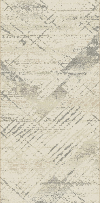 Ковер F083 - BEIGE-BLUE - Дорожка - коллекция TRINITY