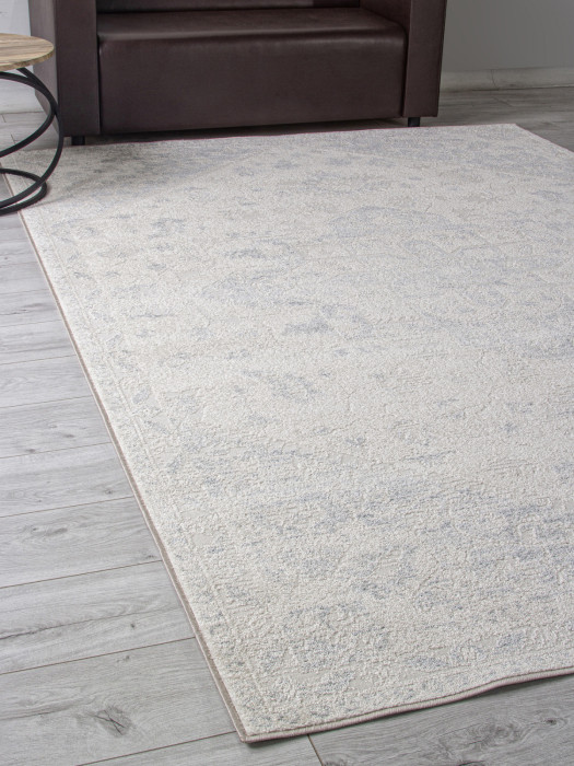 Ковер F530 - CREAM-BLUE - Прямоугольник - коллекция DONA