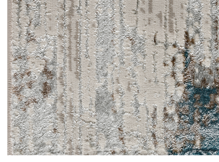 Ковер 40837A stan BLUE FLS / BEIGE COK