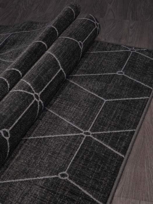 Ковер 13100 - ANTHRACITE - Прямоугольник - коллекция Euphoria
