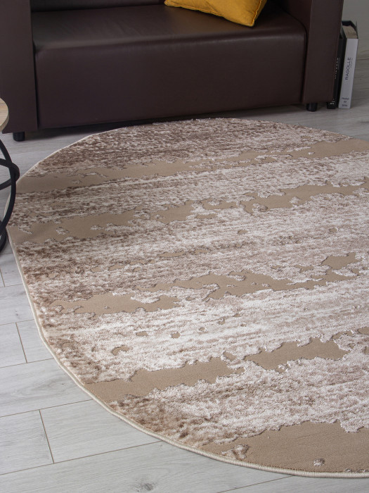 Ковер F173 - BEIGE - Овал - коллекция ALABAMA