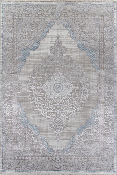Ковер L279A - CREAM SHRINK / BLUE FDY - Прямоугольник - коллекция EFSAN