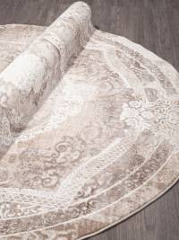 Ковер ARMINA ( АРМИНА ) 03707A - BROWN / BROWN ( Круг )