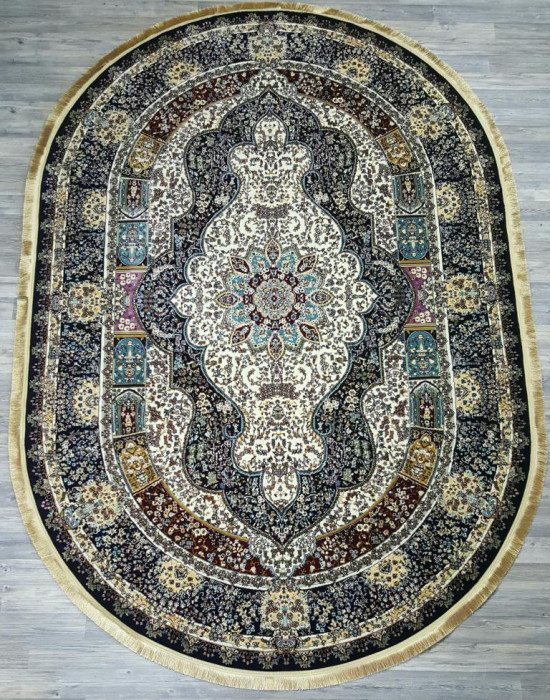 Ковер 20221B oval NAVY / NAVY