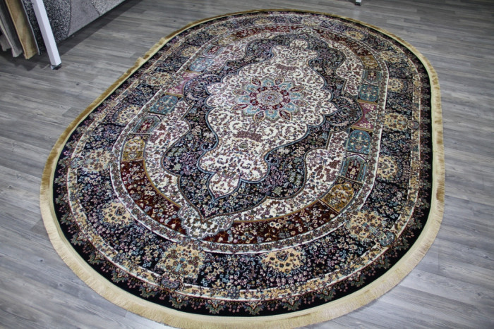 Ковер 20221B oval NAVY / NAVY