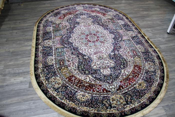 Ковер 20221B oval NAVY / NAVY