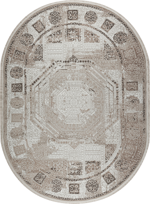 Ковер 36921A oval BROWN / BEIGE