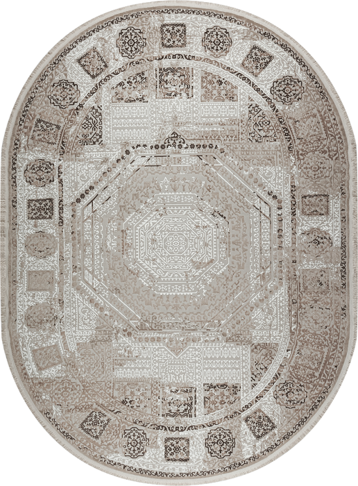 Ковер 36921A oval BROWN / BEIGE