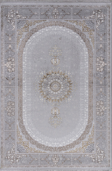 Ковер A053B - LIGHT GREY SHRINK / LIGHT GREY SHRINK - Прямоугольник - коллекция ZARINA