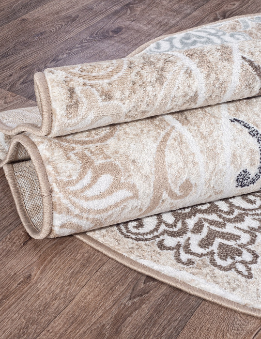 Ковер d310 - CREAM-BROWN - Овал - коллекция VALENCIA DELUXE