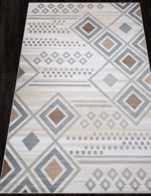 Ковер D962 - CREAM-BLUE - Прямоугольник - коллекция VALENCIA DELUXE