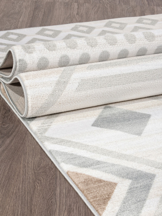 Ковер D962 - CREAM-BLUE - Прямоугольник - коллекция VALENCIA DELUXE