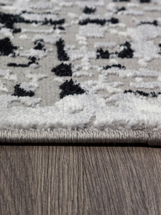 Ковер F292 - DARK GRAY - Овал - коллекция PALERMO