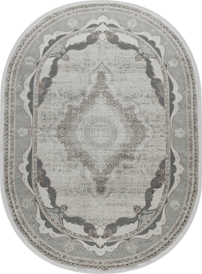 Ковер 36564A oval L.BEIGE / BLUE