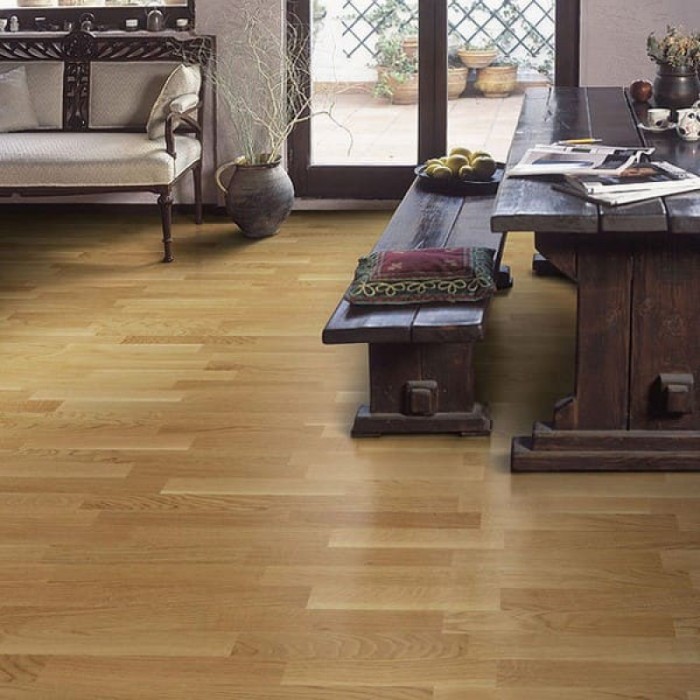 Паркетная доска Синтерос Europarquet Дуб Ориджнл трехполосная лак