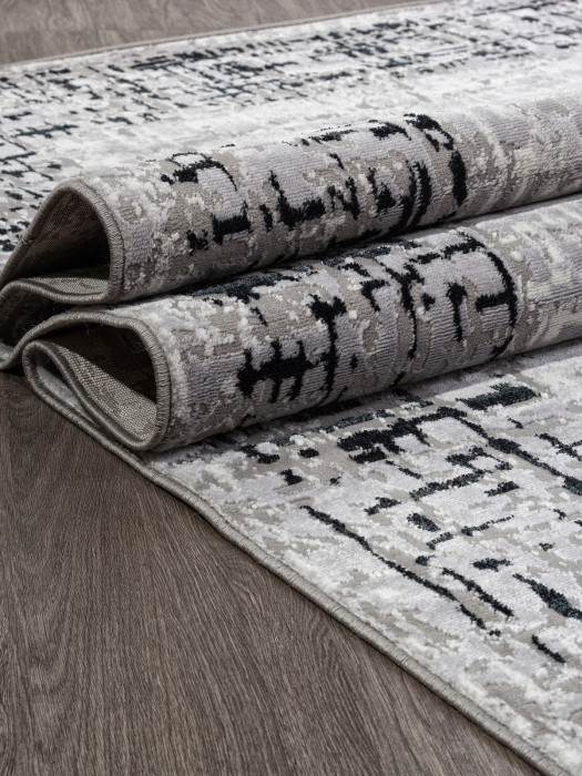 Ковер F292 - DARK GRAY - Прямоугольник - коллекция PALERMO