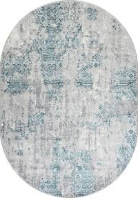 Ковер PALERMO ( ПАЛЕРМО ) F281 - GRAY ( Овал )