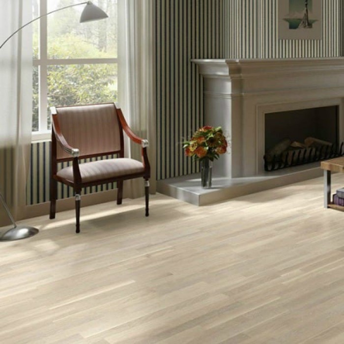 Паркетная доска Синтерос Europarquet Дуб Полярный трехполосная лак