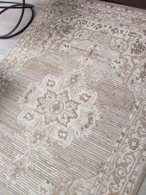 Ковер 04089A - CREAM HB / LIGHT GRI HB - Прямоугольник - коллекция NOVA