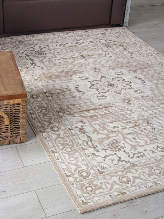 Ковер 04089A - CREAM HB / LIGHT GRI HB - Прямоугольник - коллекция NOVA