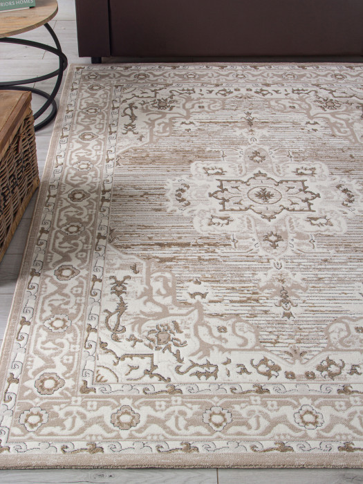 Ковер 04089A - CREAM HB / LIGHT GRI HB - Прямоугольник - коллекция NOVA