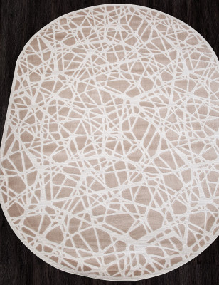 Ковер D967 - BEIGE - Овал - коллекция MIRANDA