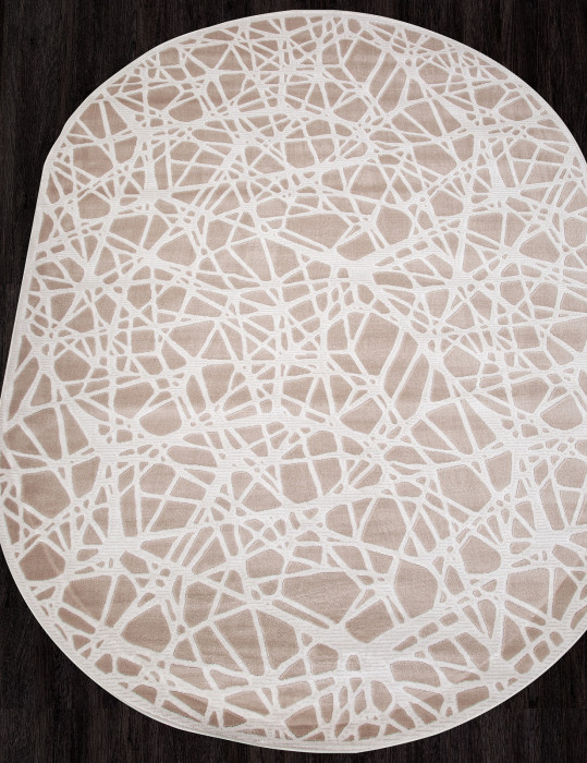 Ковер D967 - BEIGE - Овал - коллекция MIRANDA