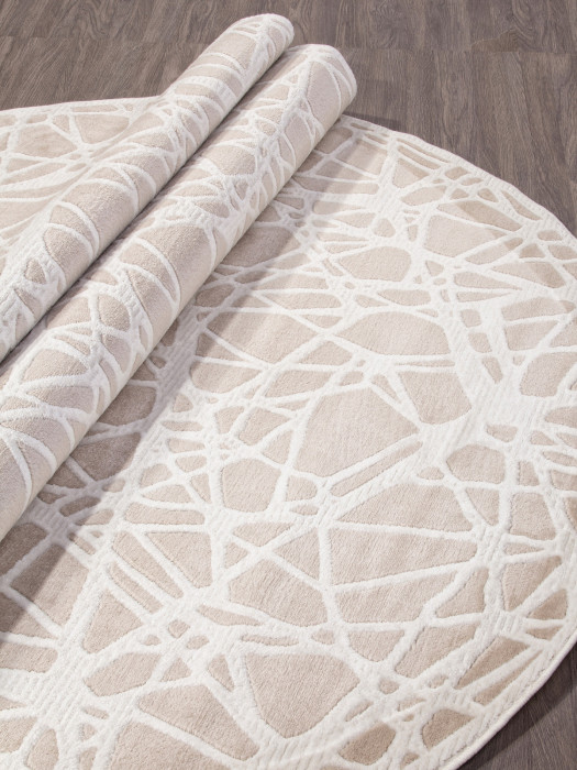 Ковер D967 - BEIGE - Овал - коллекция MIRANDA