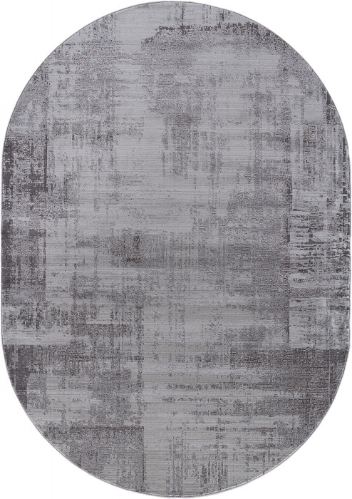Ковер F237 - GRAY-BEIGE - Овал - коллекция GRAFF