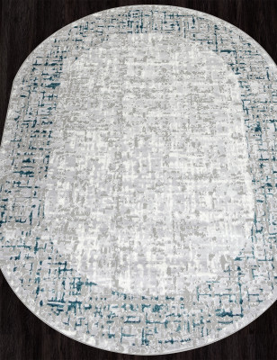 Ковер F292 - GRAY - Овал - коллекция PALERMO