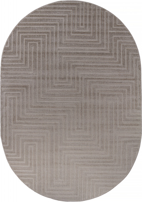 Ковер F412 - LIGHT BEIGE - Овал - коллекция DIOS
