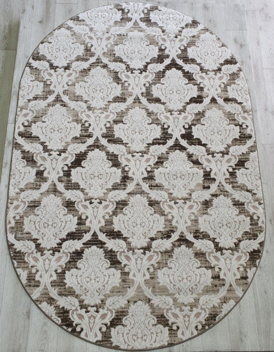 Ковер 36188X oval L.BEIGE / L.BEIGE