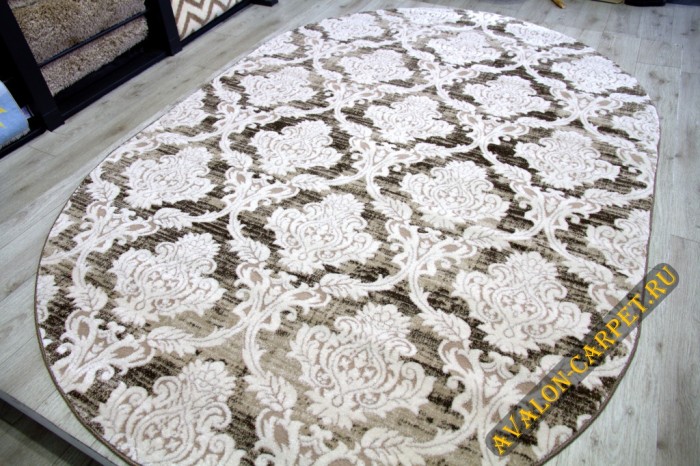 Ковер 36188X oval L.BEIGE / L.BEIGE