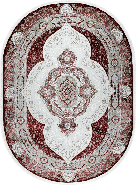 Ковер 36925A oval RED / RED