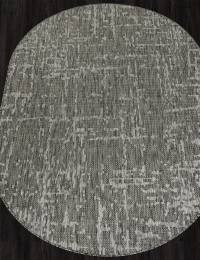 Ковер KAIR ( КАИР) S136 - GRAY ( Овал )