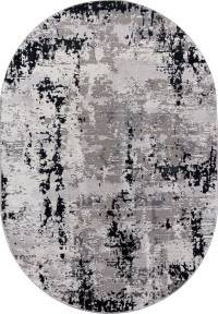 Ковер PALERMO ( ПАЛЕРМО ) F282 - DARK GRAY ( Овал )