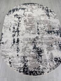 Ковер PALERMO ( ПАЛЕРМО ) F282 - DARK GRAY ( Овал )