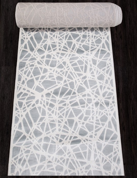 Ковер D967 - BLUE-CREAM - Дорожка - коллекция MIRANDA