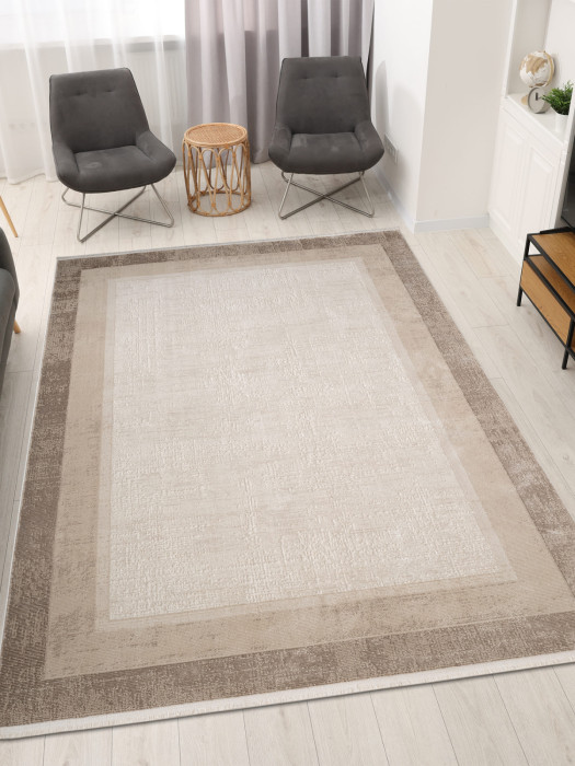 Ковер 27466A - BEIGE / D.BEIGE - Прямоугольник - коллекция MARDIN