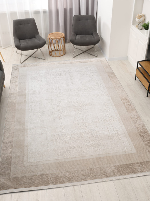 Ковер 27466A - BEIGE / D.BEIGE - Прямоугольник - коллекция MARDIN