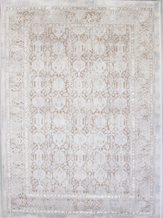 Ковер 9255A - S.BEIGE / P.WHITE - Прямоугольник - коллекция AMELI