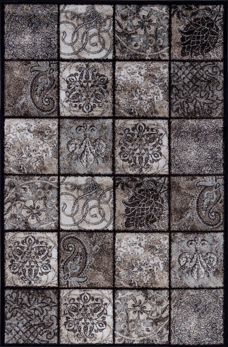 Ковер d328 - BROWN - Прямоугольник - коллекция VALENCIA DELUXE