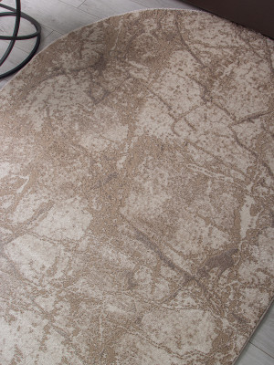 Ковер F175 - BEIGE - Овал - коллекция ALABAMA