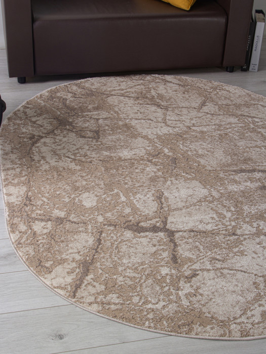 Ковер F175 - BEIGE - Овал - коллекция ALABAMA