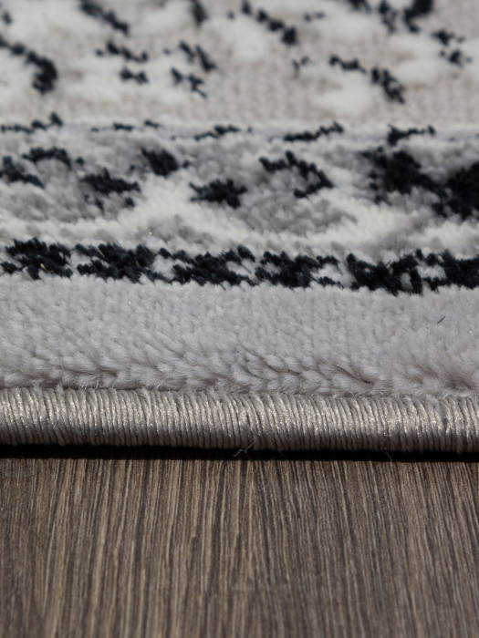 Ковер F294 - DARK GRAY - Овал - коллекция PALERMO