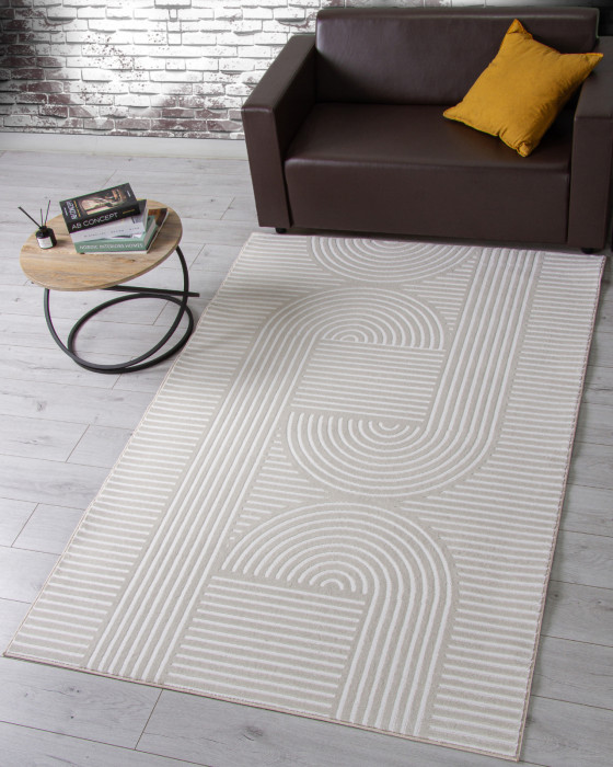 Ковер F537 - CREAM - Прямоугольник - коллекция MONBLAN