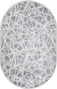 Ковер MIRANDA ( МИРАНДА ) D967 - BLUE-CREAM ( Овал )