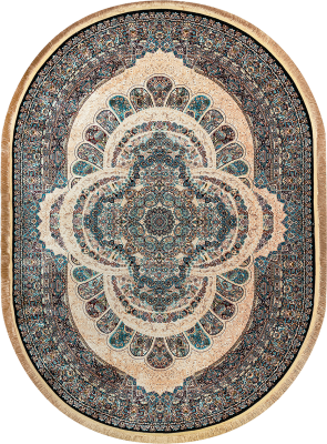 Ковер 20250A oval CREAM / NAVY