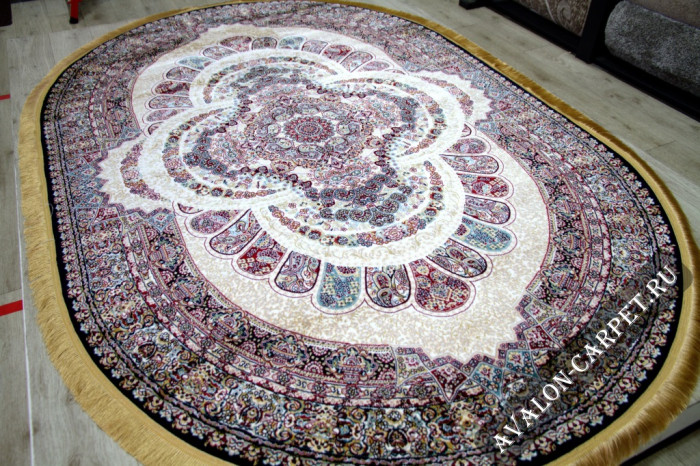 Ковер 20250A oval CREAM / NAVY